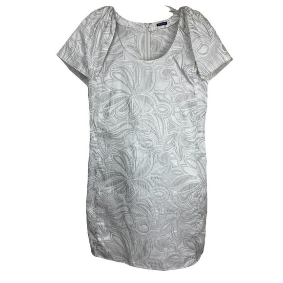 Magaschoni Collection Women's Sheen Grey Shimmery Cocktail Dress Size Large - Picture 1 of 12